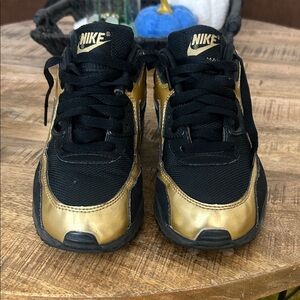 Nike Youth Sneakers in Black and Gold